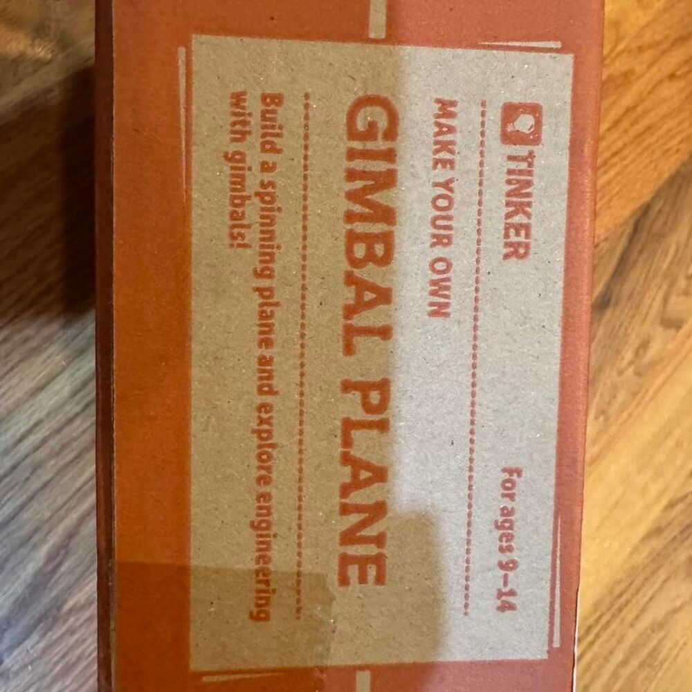 Tinker Crate Gimbals Plane for ages 9-14
